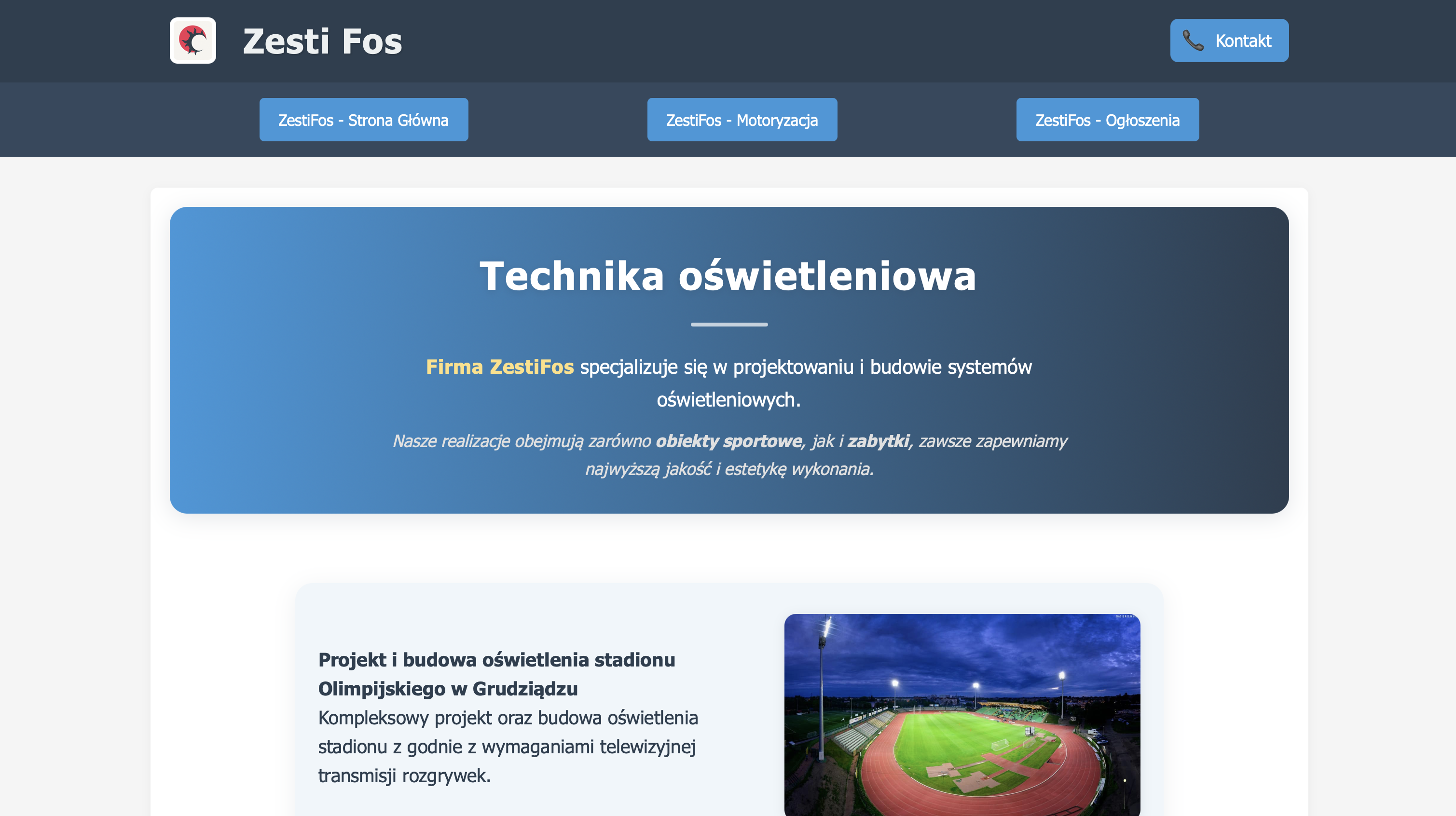 ZestiFos - Strona główna