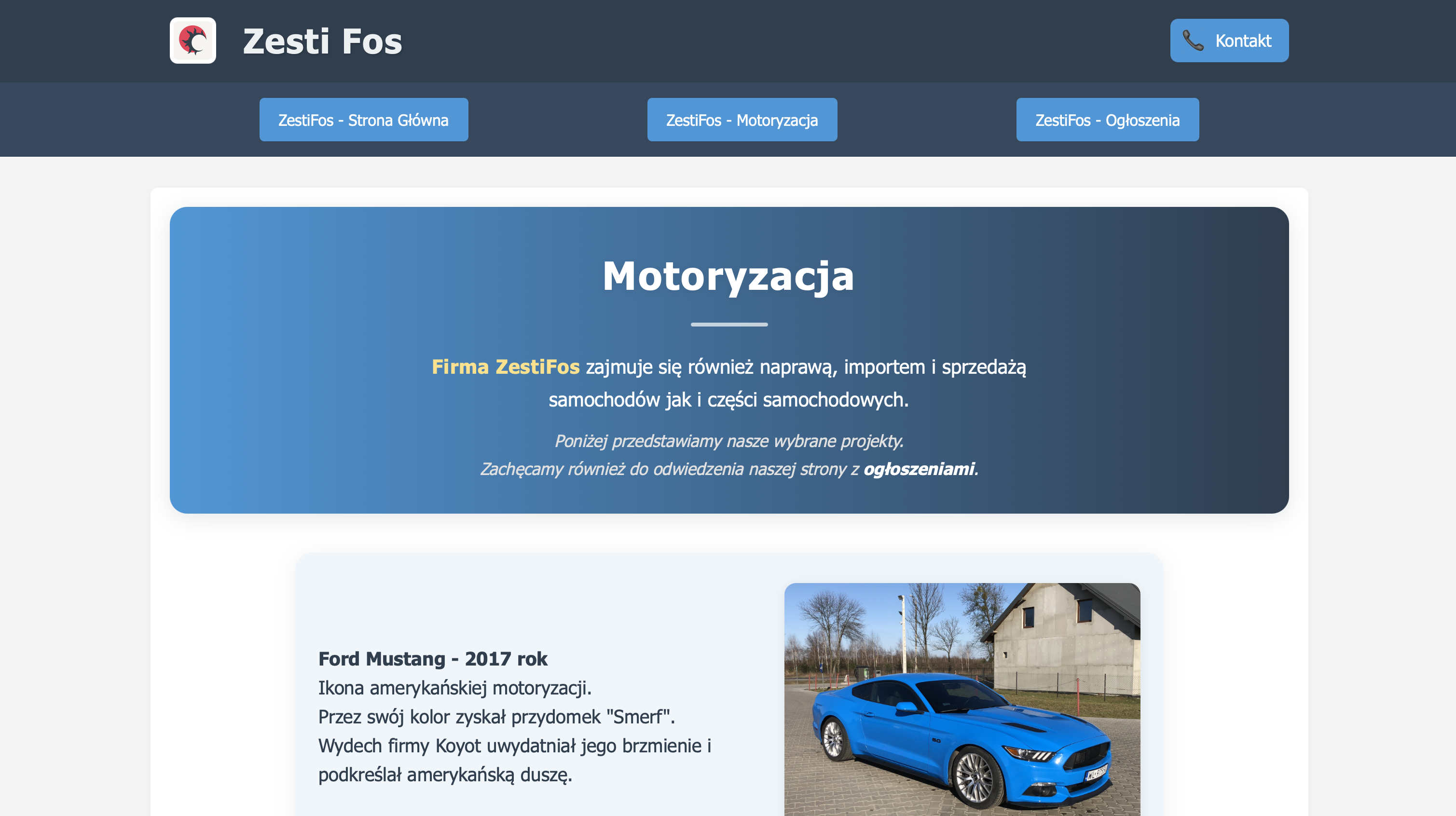 ZestiFos - Portal samochodowy